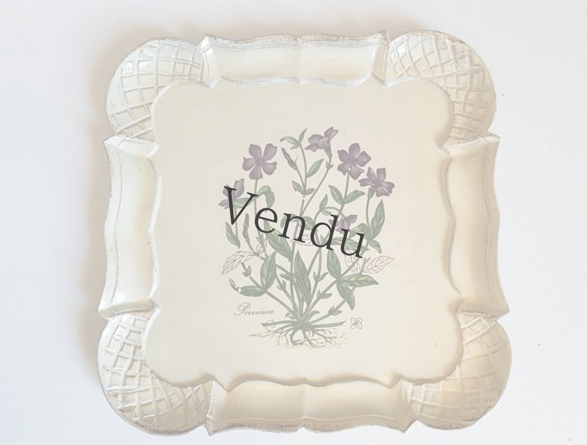 画像7: フランスヴィンテージ　プラト― 蔓日々草 (7)