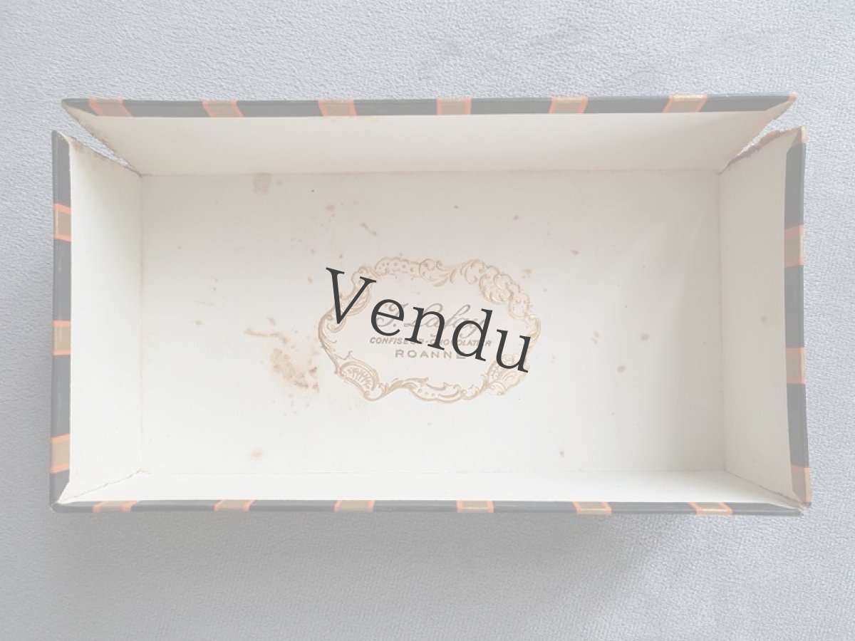 画像5: フランスアンティーク　ショコラティエのお菓子箱 J.Lafey (5)