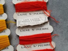 画像6: フランスアンティーク　紙製糸巻き LAINE St-PIERRE 2色セット (6)
