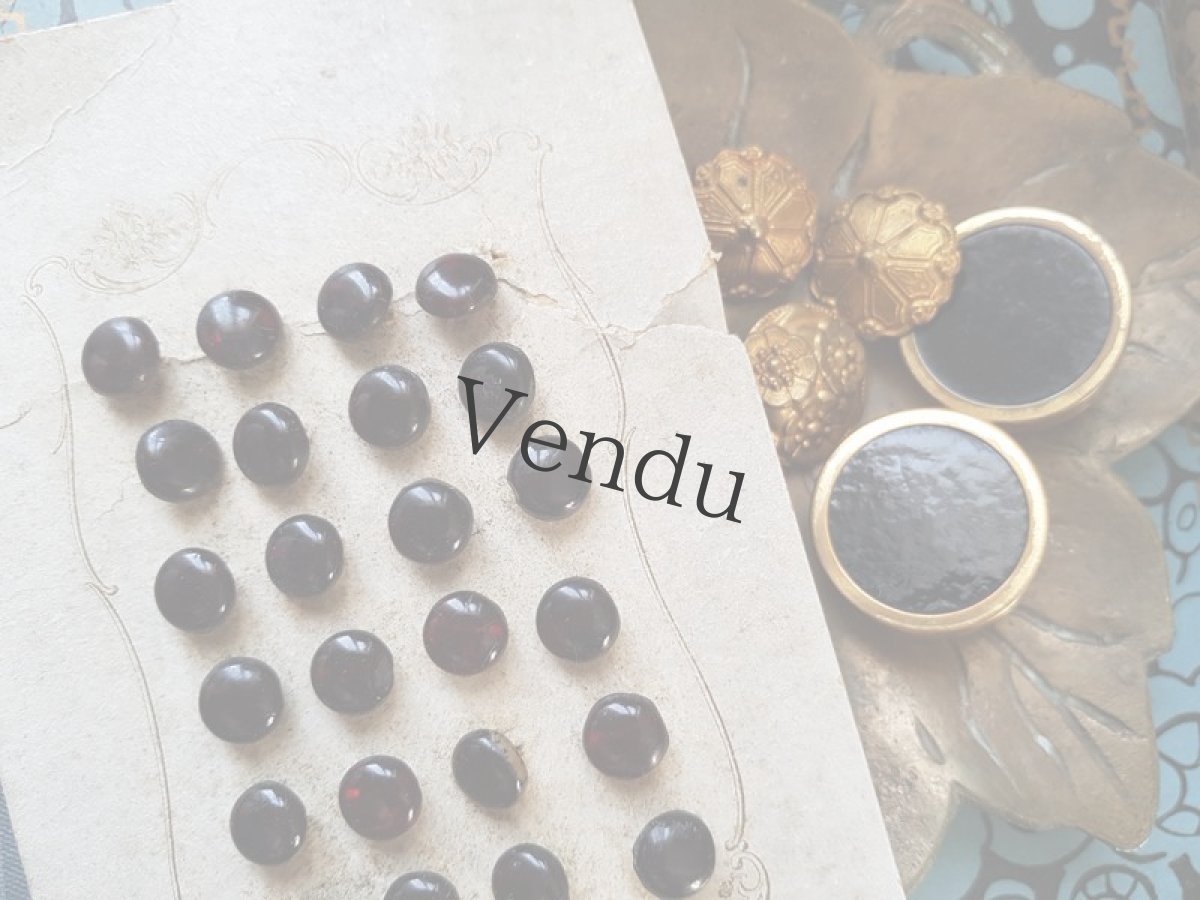 画像8: フランスアンティーク　19世紀末ボタンシート (8)