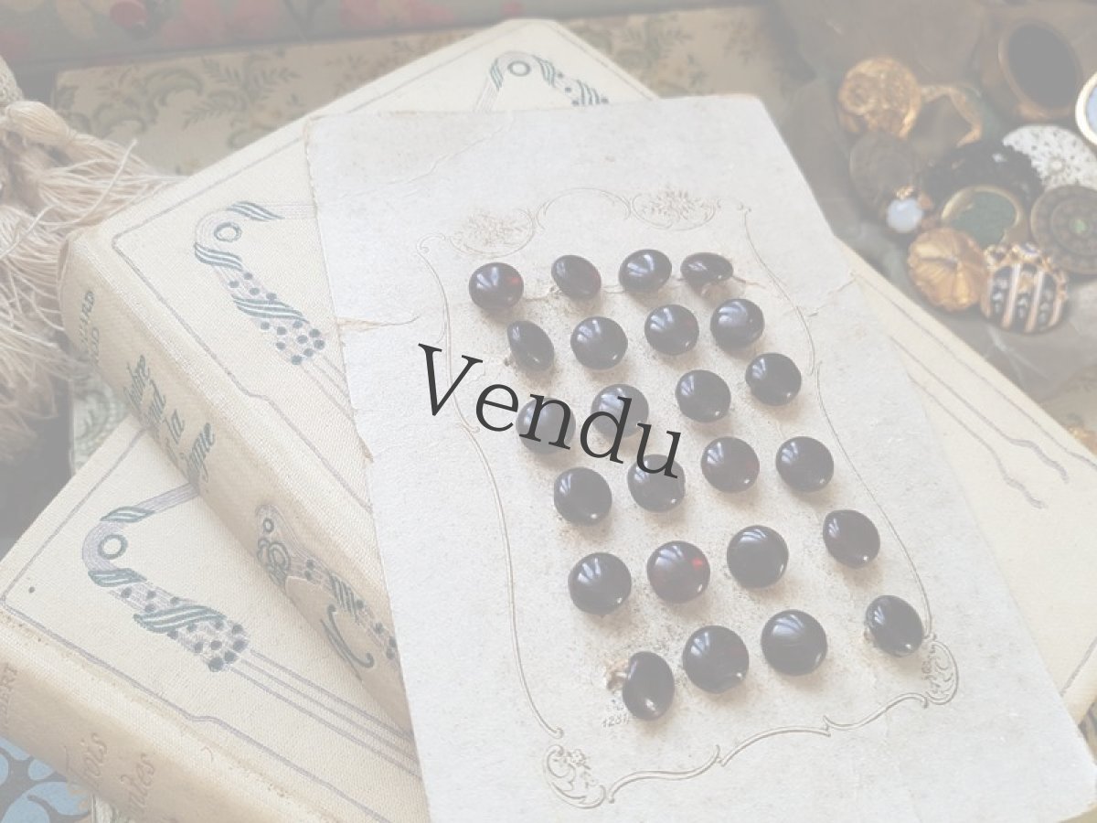 画像9: フランスアンティーク　19世紀末ボタンシート (9)