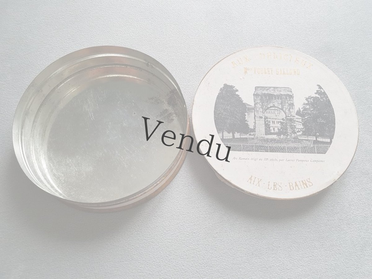 画像6: フランスアンティーク　お菓子箱　AUX DÉLICIEUX (6)