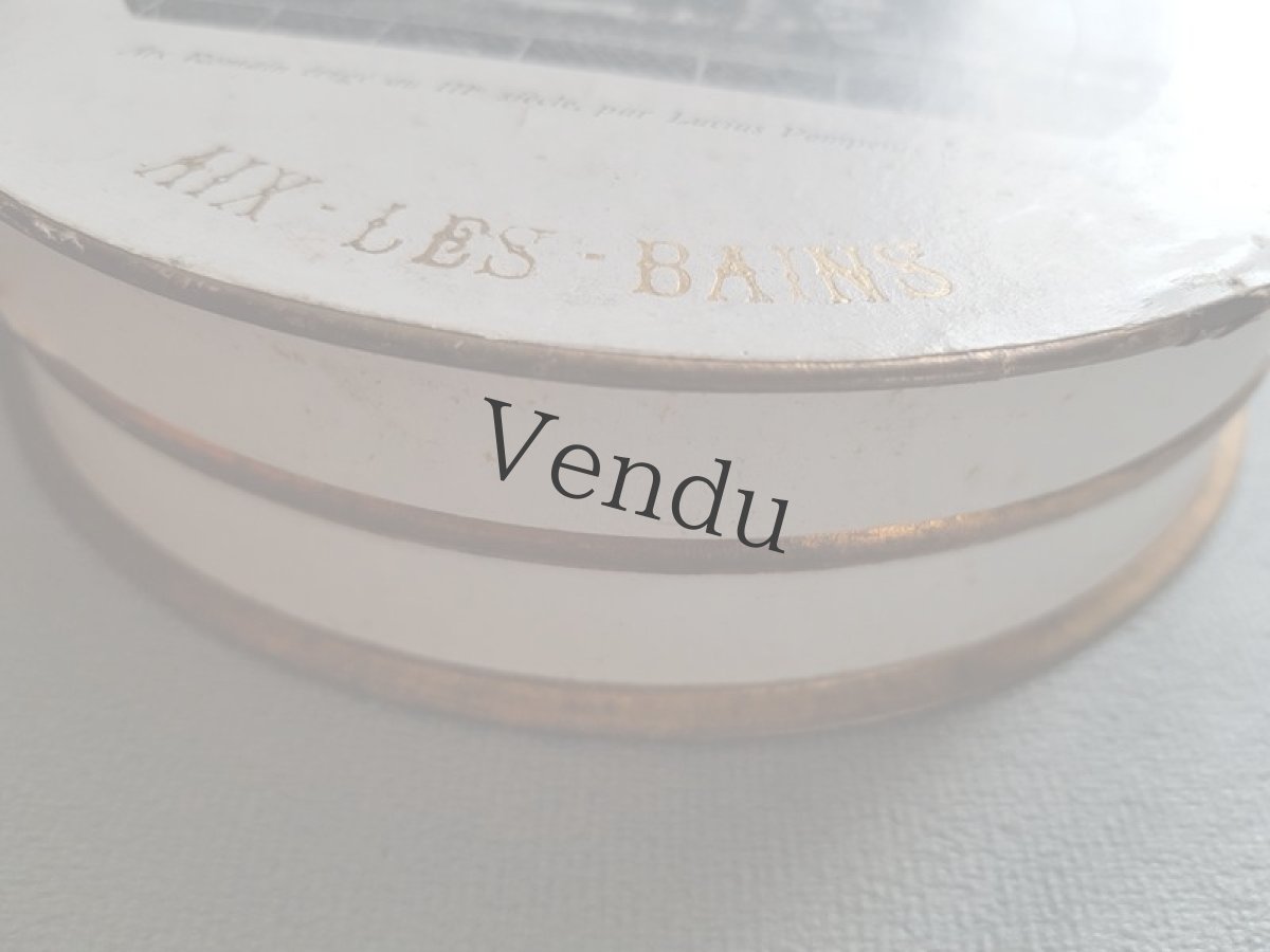 画像4: フランスアンティーク　お菓子箱　AUX DÉLICIEUX (4)