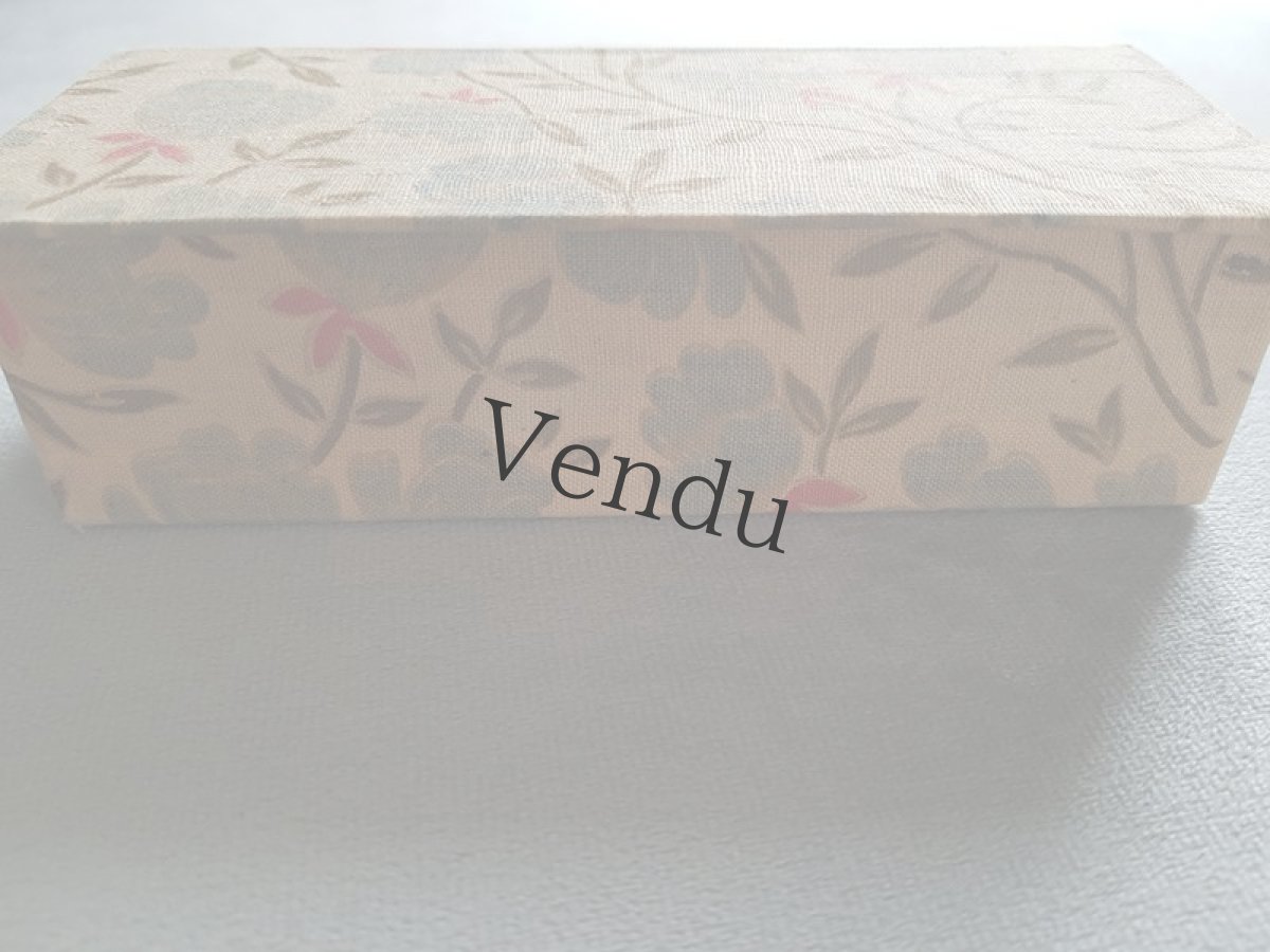 画像3: フランスアンティーク　小さなカルトナージュボックス (3)