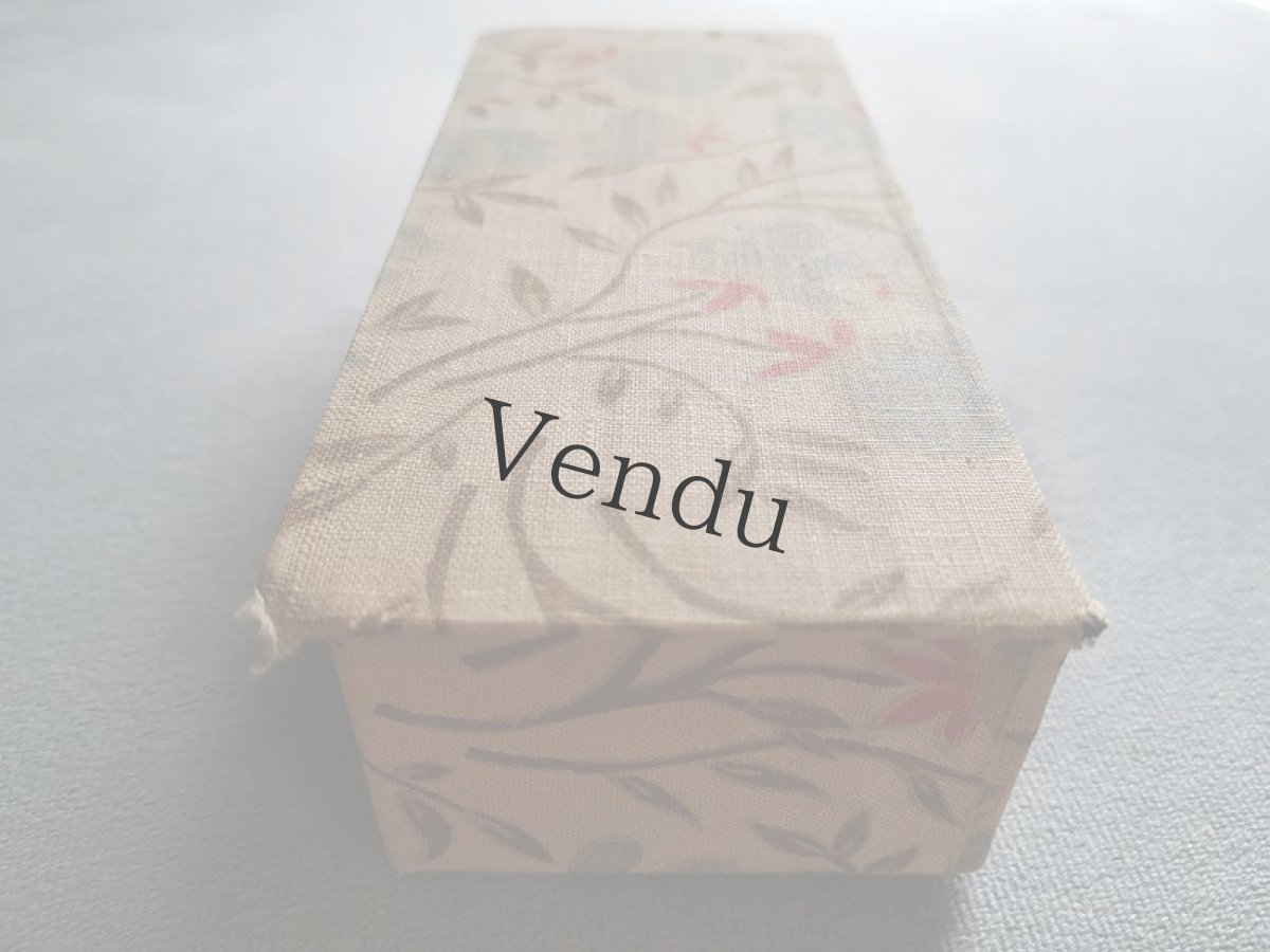 画像4: フランスアンティーク　小さなカルトナージュボックス (4)