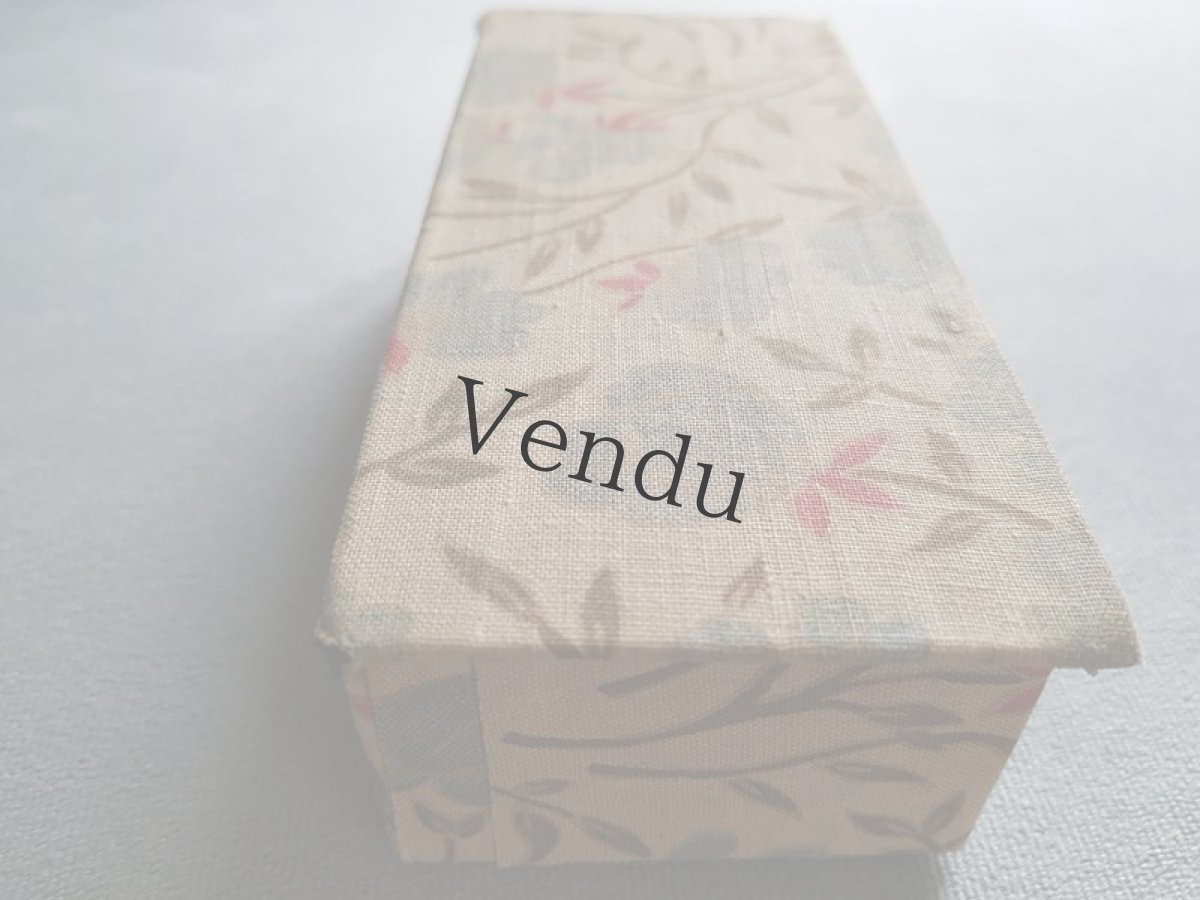 画像6: フランスアンティーク　小さなカルトナージュボックス (6)