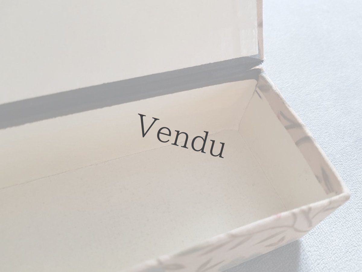 画像8: フランスアンティーク　小さなカルトナージュボックス (8)