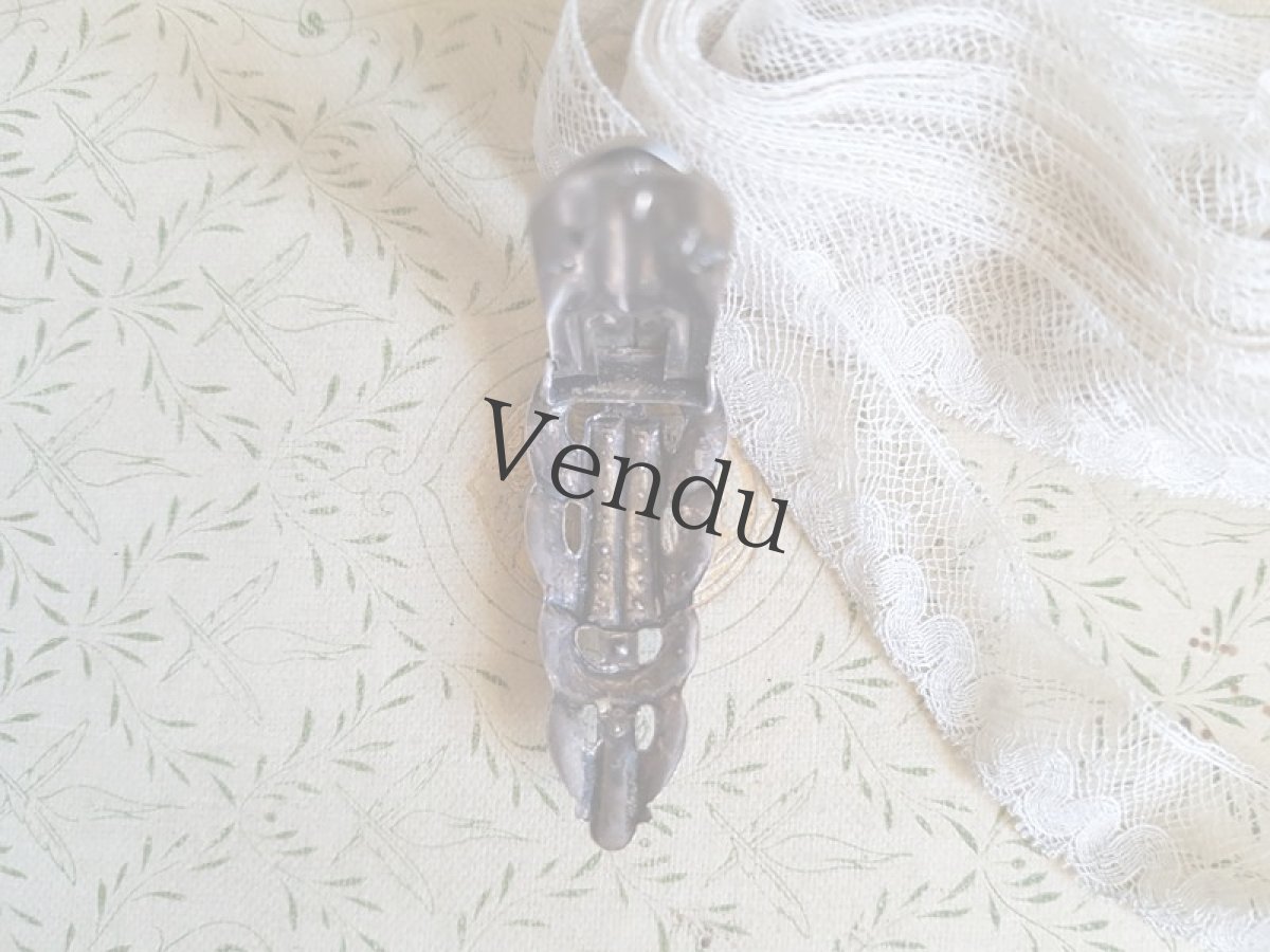 画像5: フランスヴィンテージ　ラインストーンの留め具アクセサリー (5)