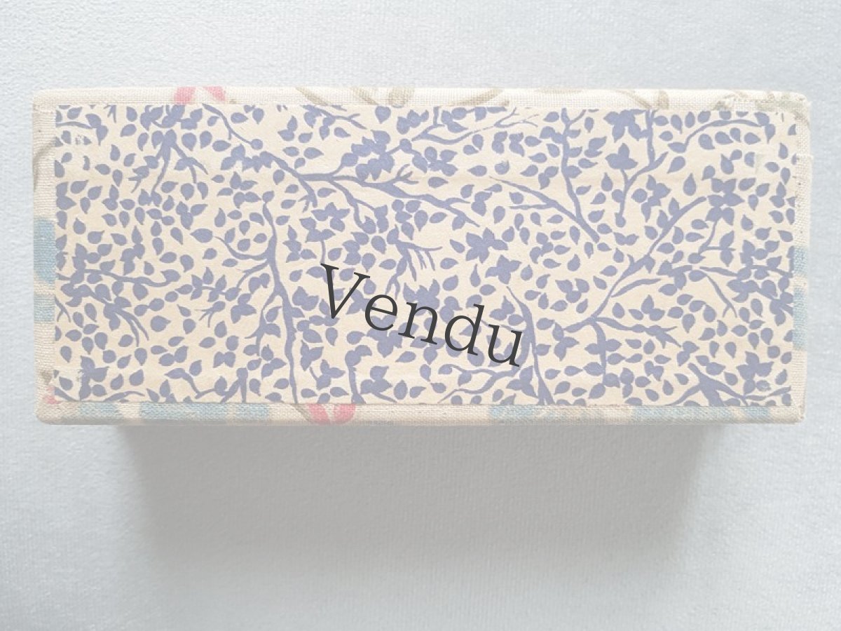 画像9: フランスアンティーク　小さなカルトナージュボックス (9)