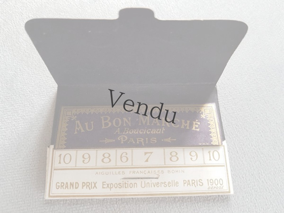 画像2: フランスアンティーク　AU BON MARCHÉの縫い針セット (2)