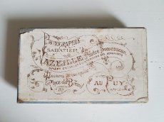 画像8: フランスアンティーク　切手付きの白い紙箱 (8)