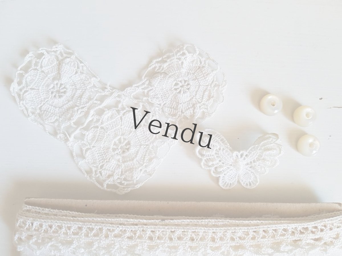 画像2: フランスアンティーク　レースセット (2)