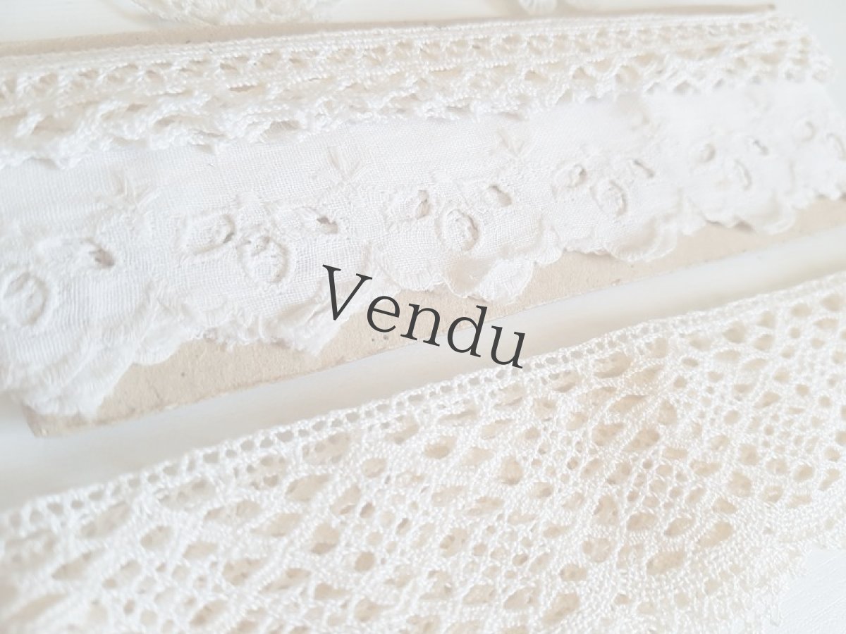 画像5: フランスアンティーク　レースセット (5)