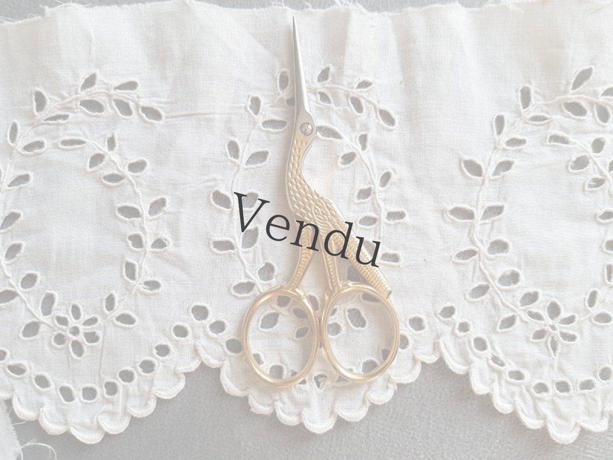 画像3: フランス　コウノトリの手芸はさみ D'or (3)