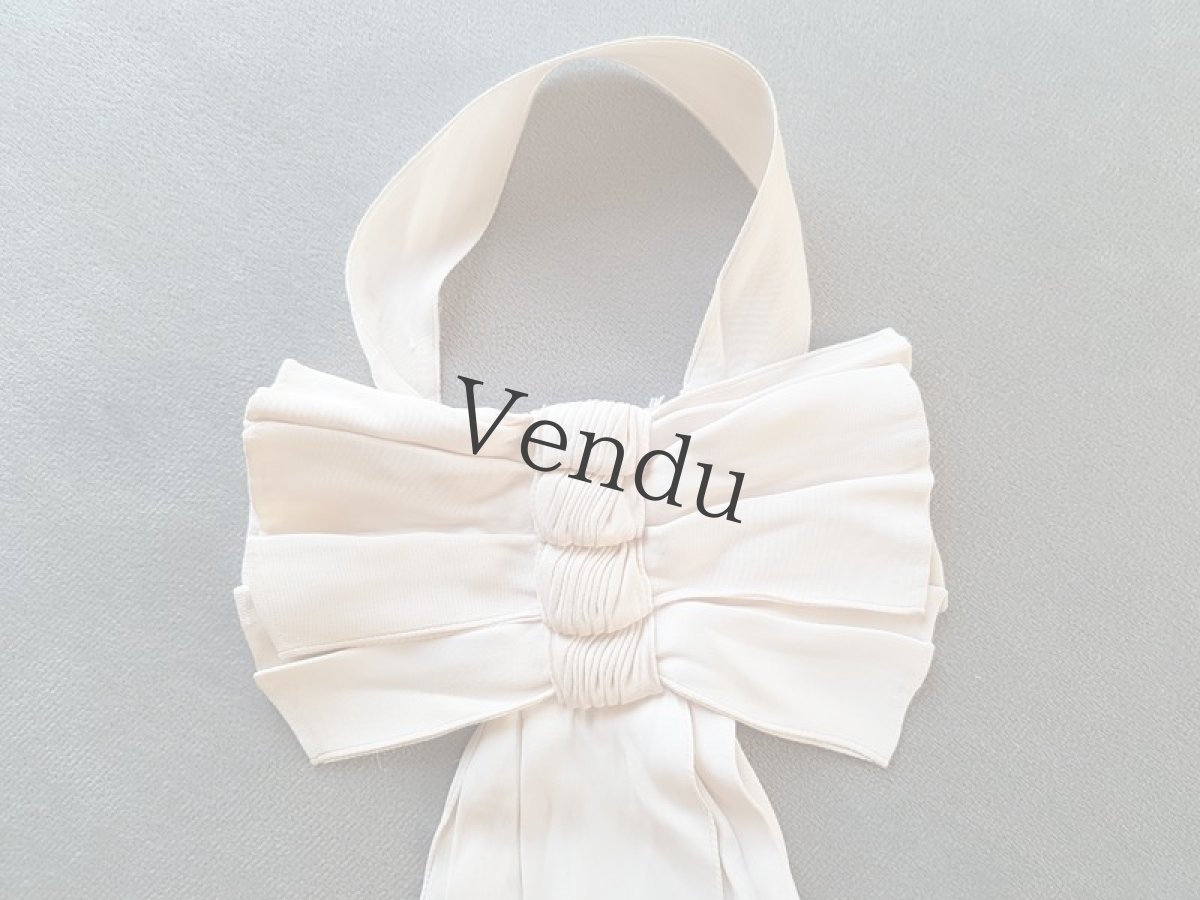 画像5: フランスアンティーク　コミュニオンのシルクリボン Brassard (5)