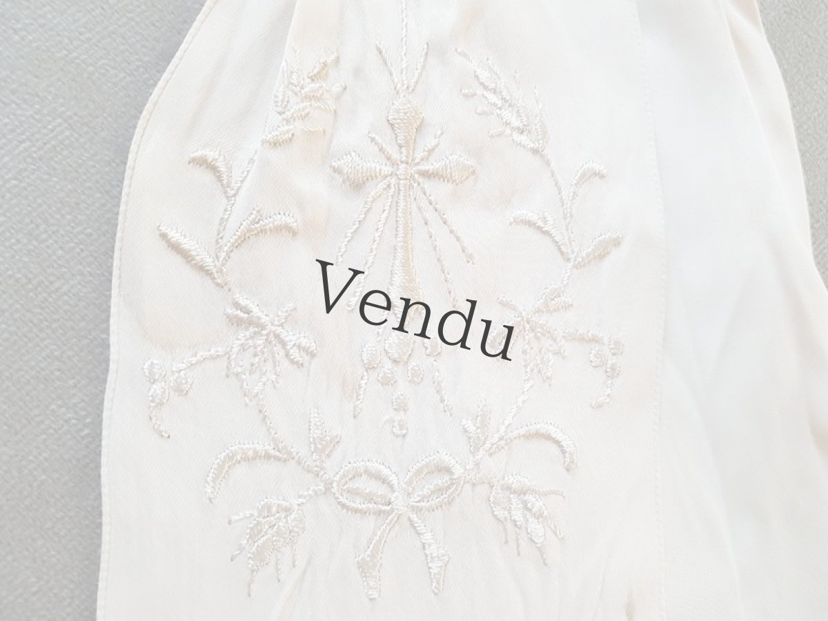 画像6: フランスアンティーク　コミュニオンのシルクリボン Brassard (6)