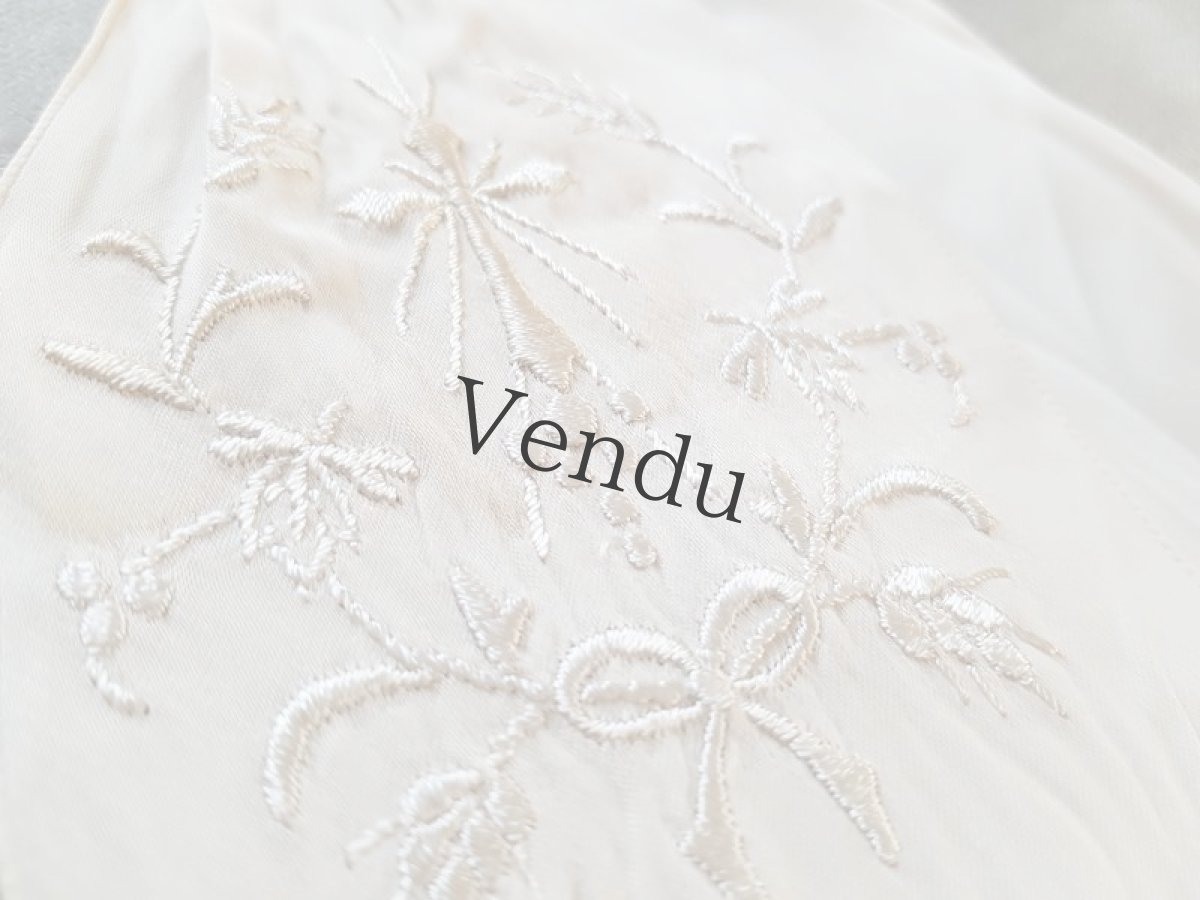 画像7: フランスアンティーク　コミュニオンのシルクリボン Brassard (7)