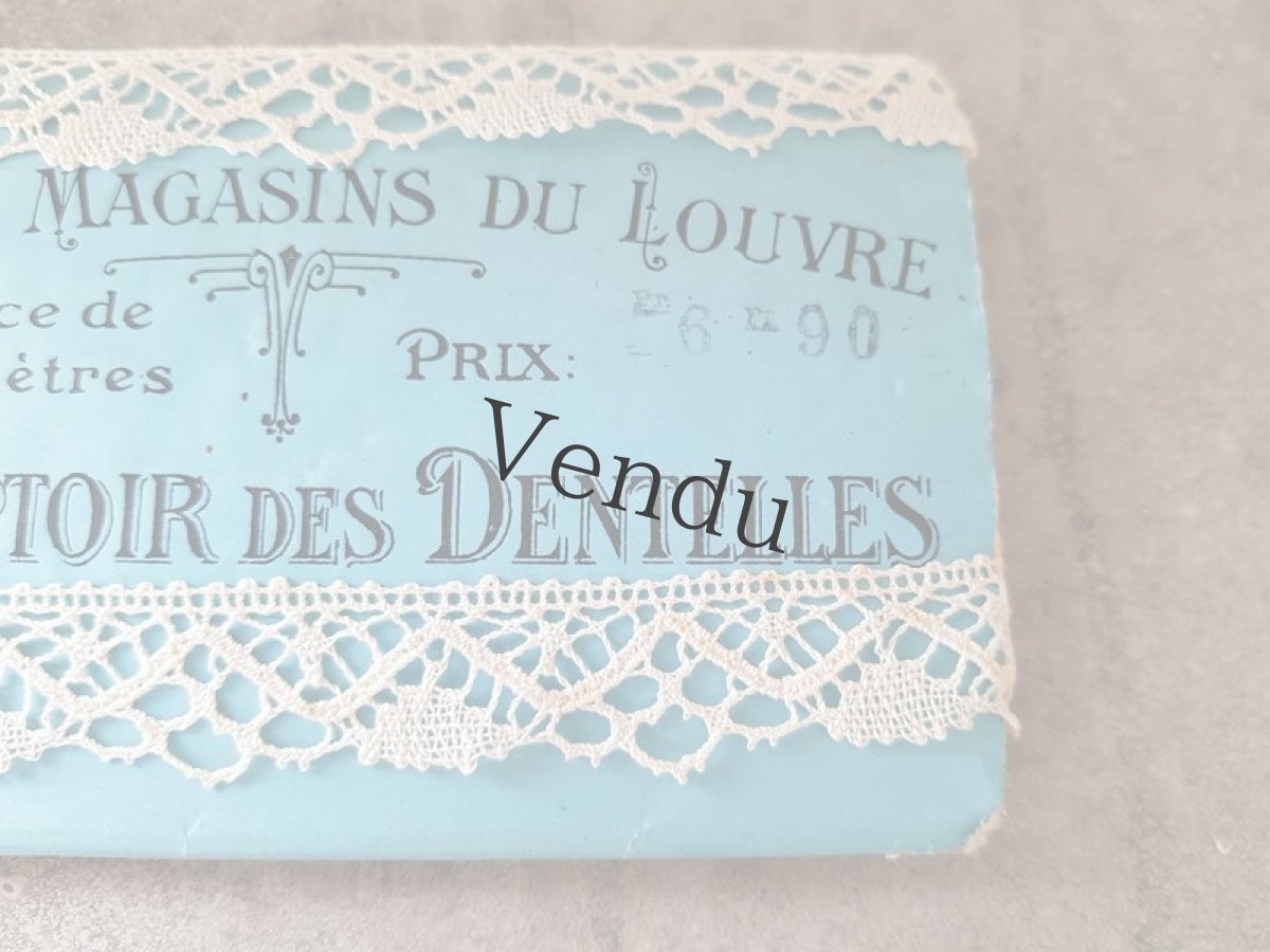 画像5: フランスアンティーク　Grands Magasins du Louvre のレースブレード (5)