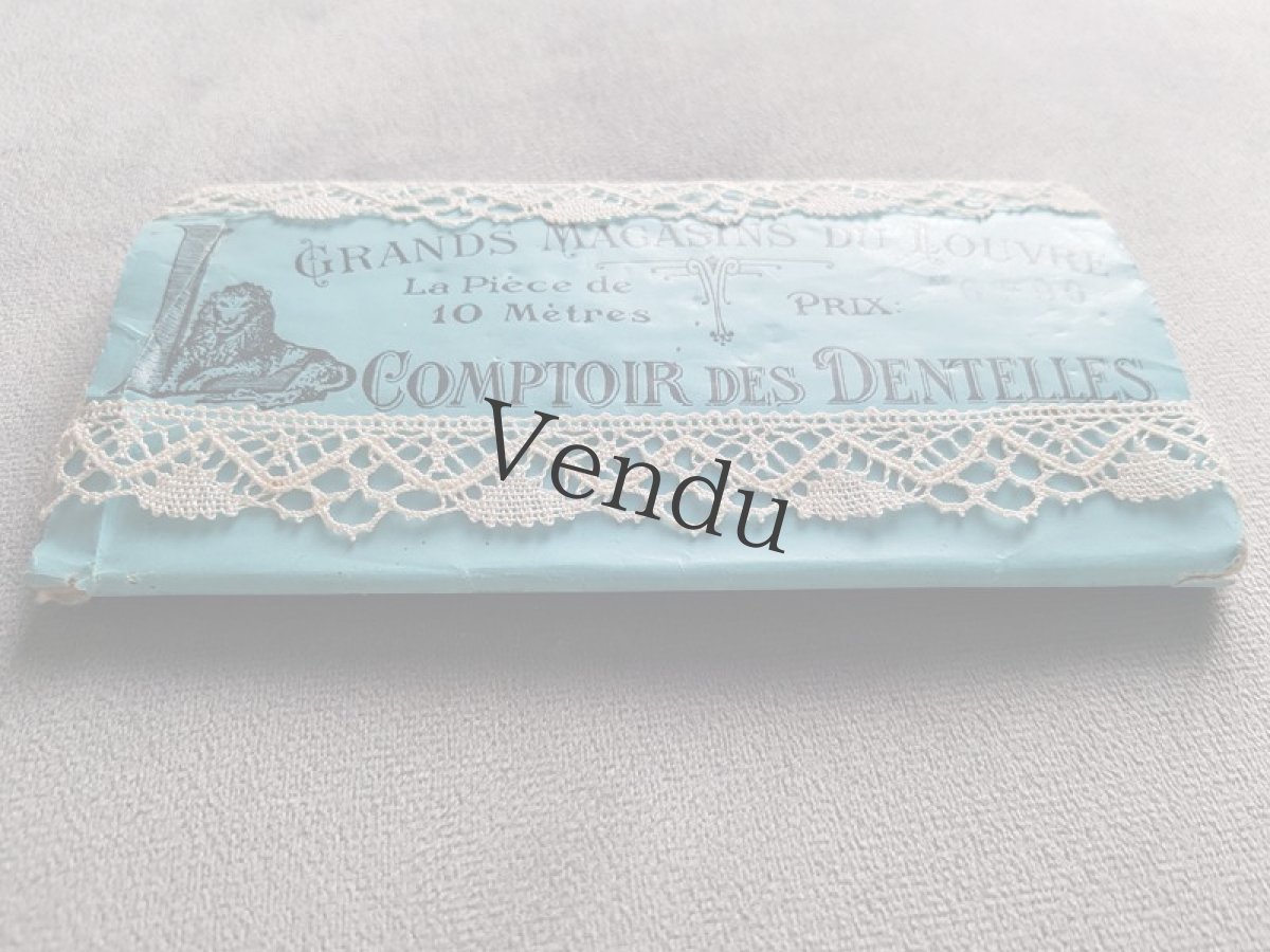 画像8: フランスアンティーク　Grands Magasins du Louvre のレースブレード (8)