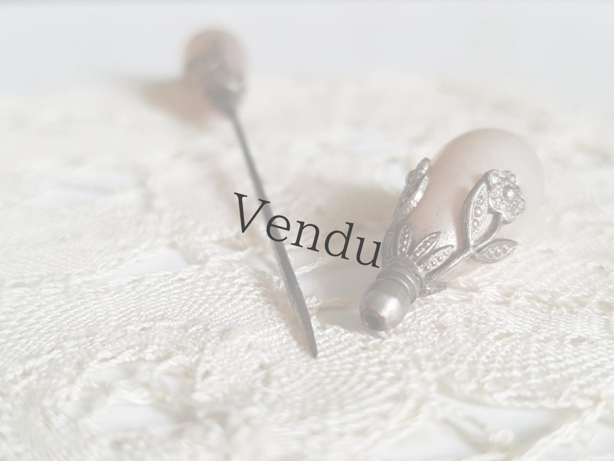 画像7: フランスアンティーク　パールのエパングル 9.3cm (7)