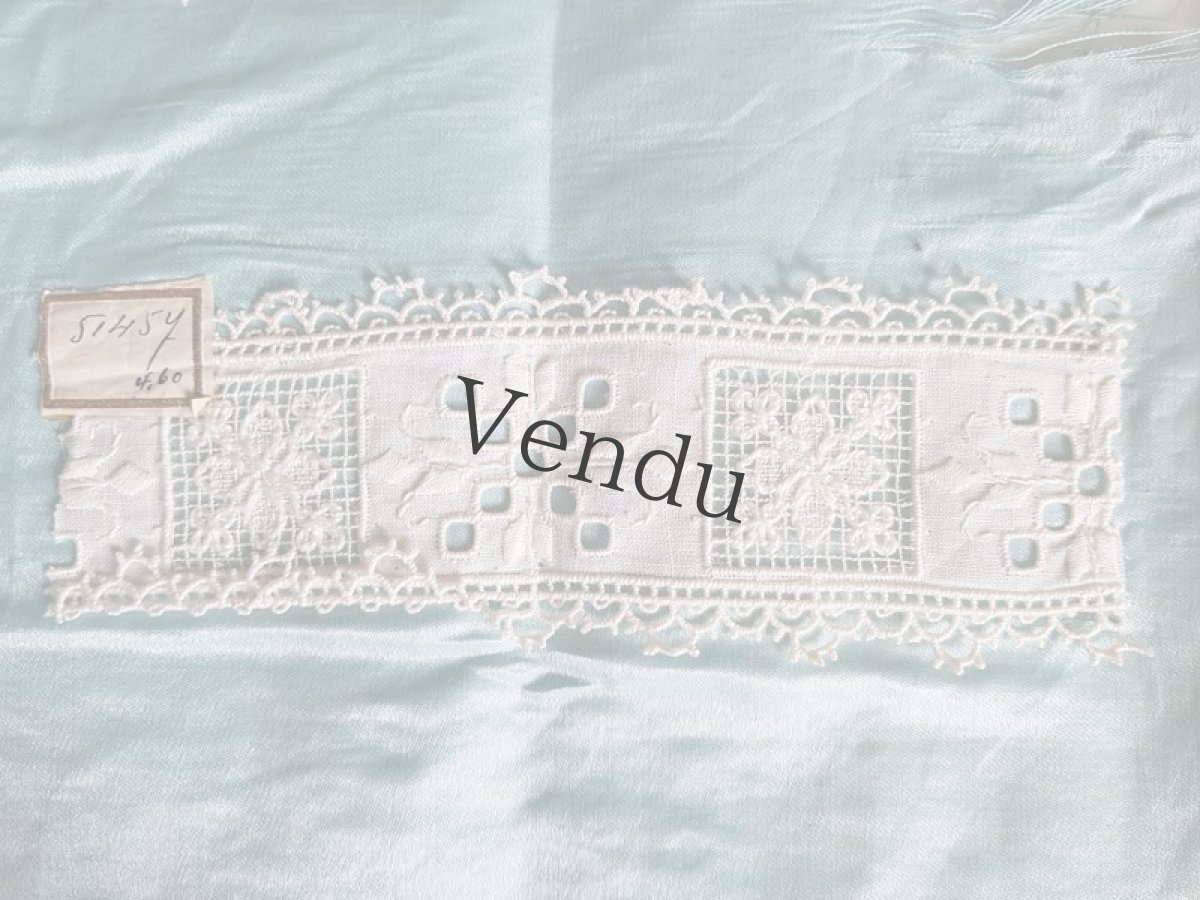 画像8: フランスアンティーク　レース見本 (8)