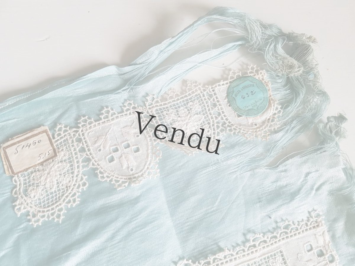 画像5: フランスアンティーク　レース見本 (5)