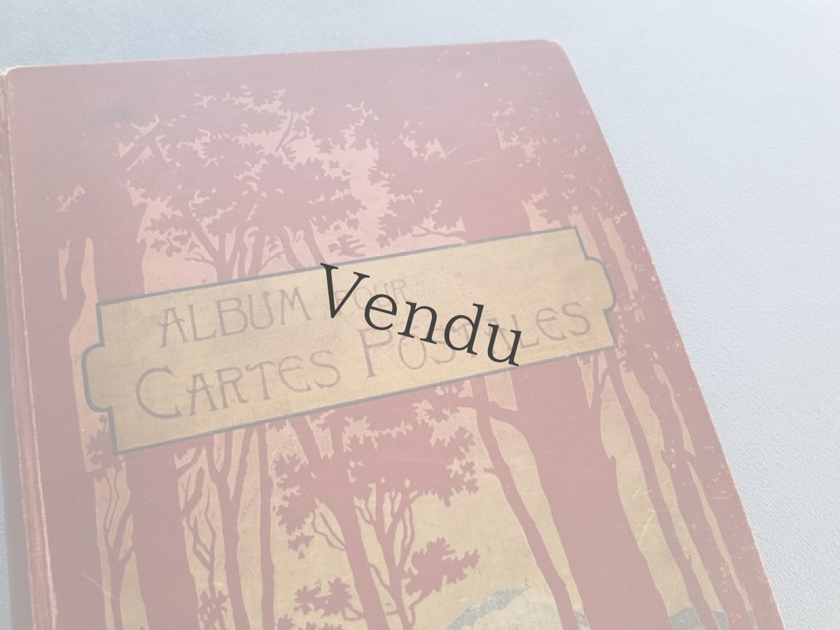 画像2: フランスアンティーク 1902年  ポストカードアルバム (2)