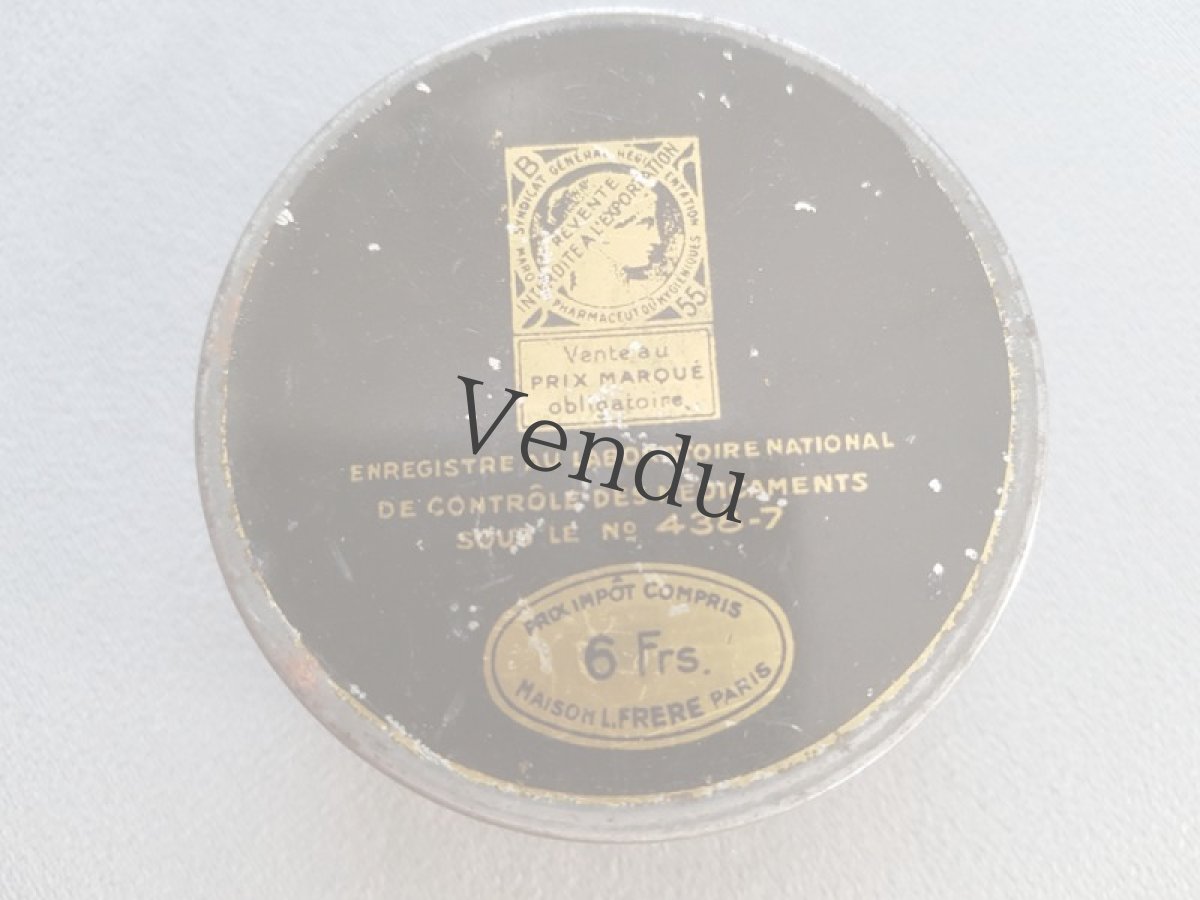 画像4: フランスヴィンテージ　ファーマシーTin缶　フック付き (4)