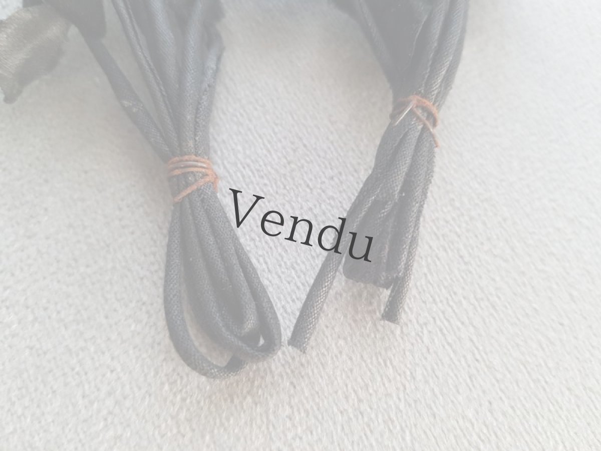 画像8: 【ご予約品】フランスアンティーク　布花 スミレNoir (8)