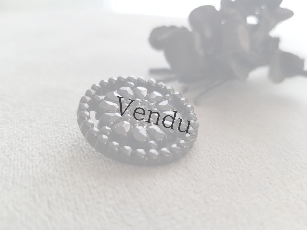 画像3: フランスヴィンテージ　きれいな型抜きボタン27mm (3)