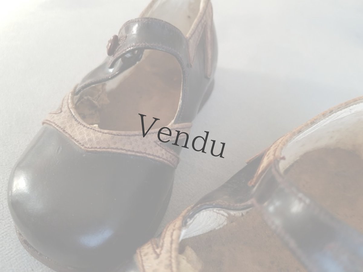 画像3: フランスアンティーク　少女の靴 (3)