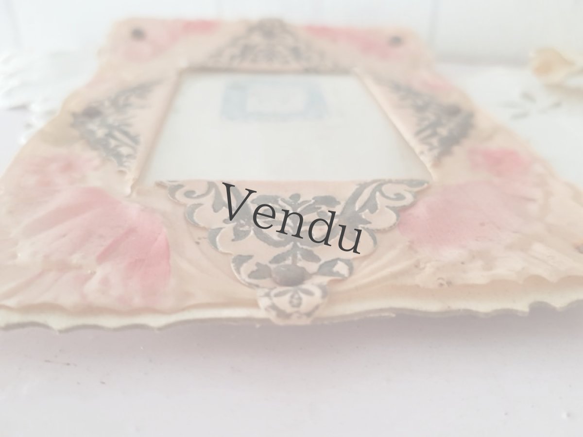 画像4: フランスアンティーク　セルロイドのフォトフレーム (4)