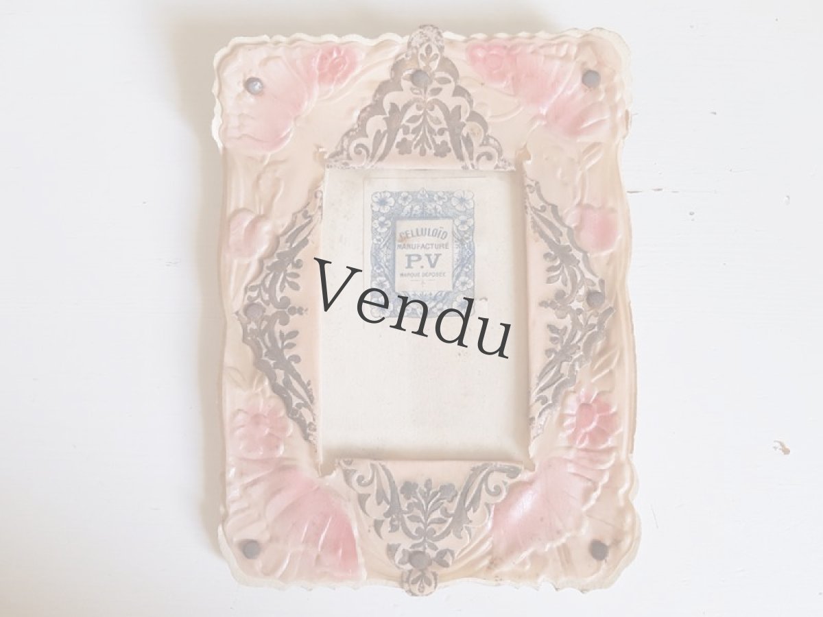 画像5: フランスアンティーク　セルロイドのフォトフレーム (5)