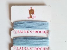 画像4: フランスアンティーク　紙製糸巻き　ノスタルジックな水色 (4)