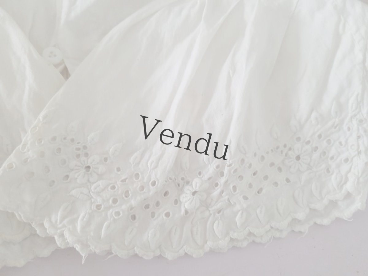 画像4: フランスアンティーク　べべの可愛いブラウス (4)