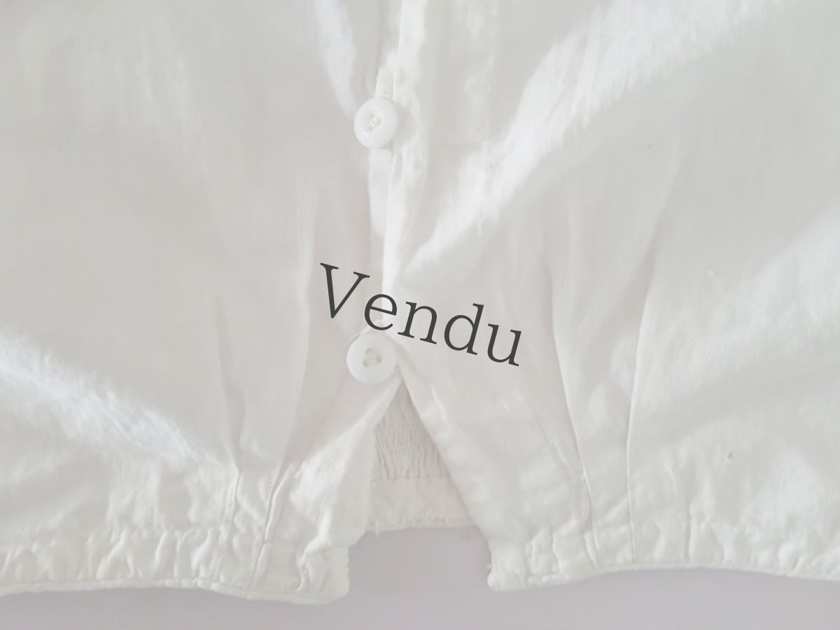 画像6: フランスアンティーク　べべの可愛いブラウス (6)