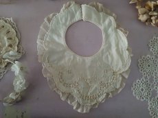 画像3: フランスアンティーク　カットワーク刺繍のバボワール (3)