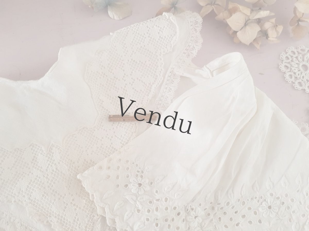 画像2: フランスアンティーク　BEBEブローチ (2)