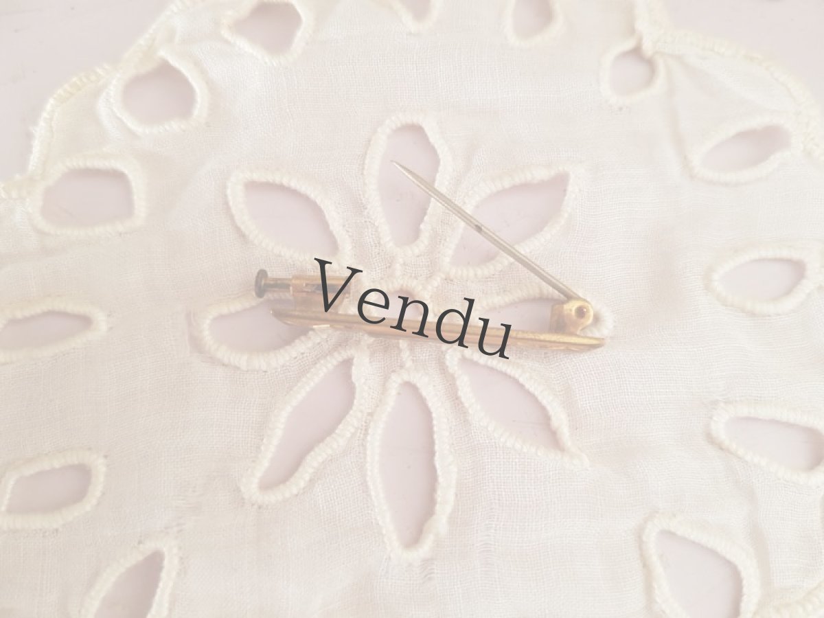 画像6: フランスアンティーク　BEBEブローチ (6)