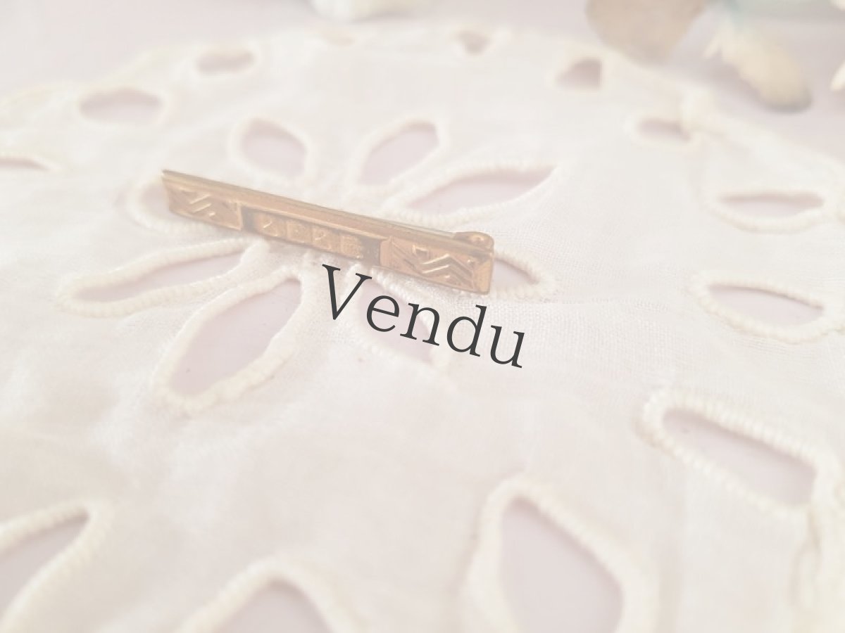 画像4: フランスアンティーク　BEBEブローチ (4)