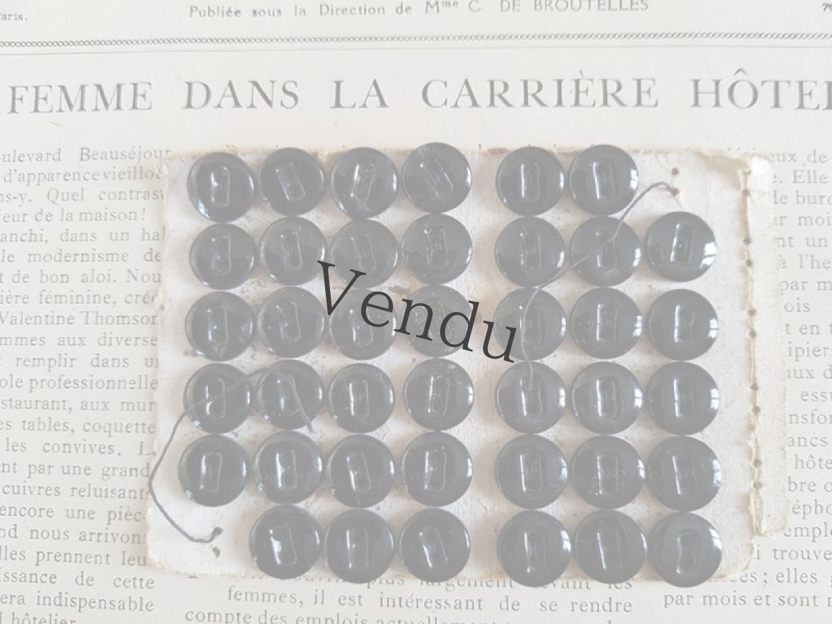 画像11: フランスヴィンテージ　メルスリーセット《Noir》 (11)