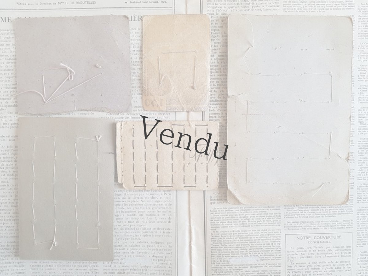 画像15: フランスヴィンテージ　メルスリーセット《Noir》 (15)