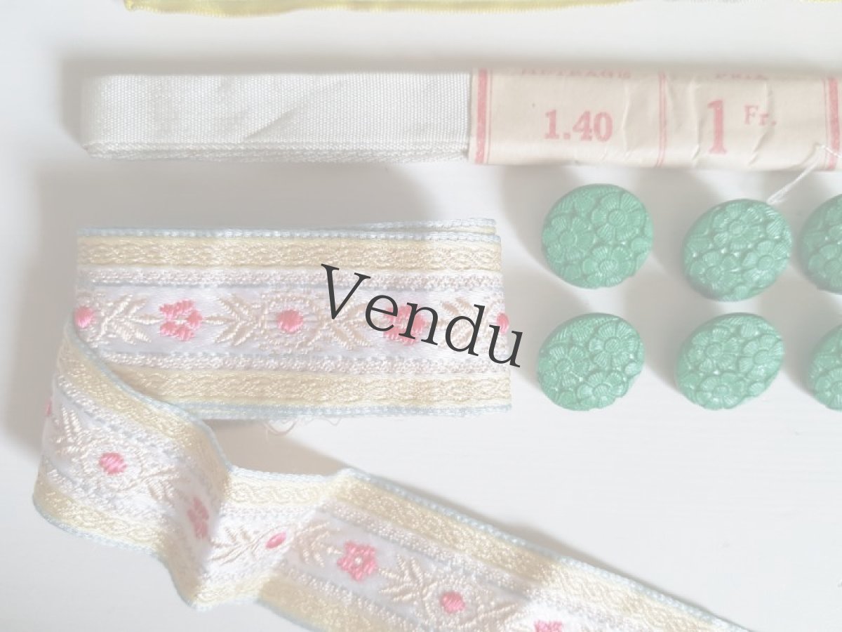 画像7: フランスヴィンテージ　メルスリーセット《Vert》 (7)