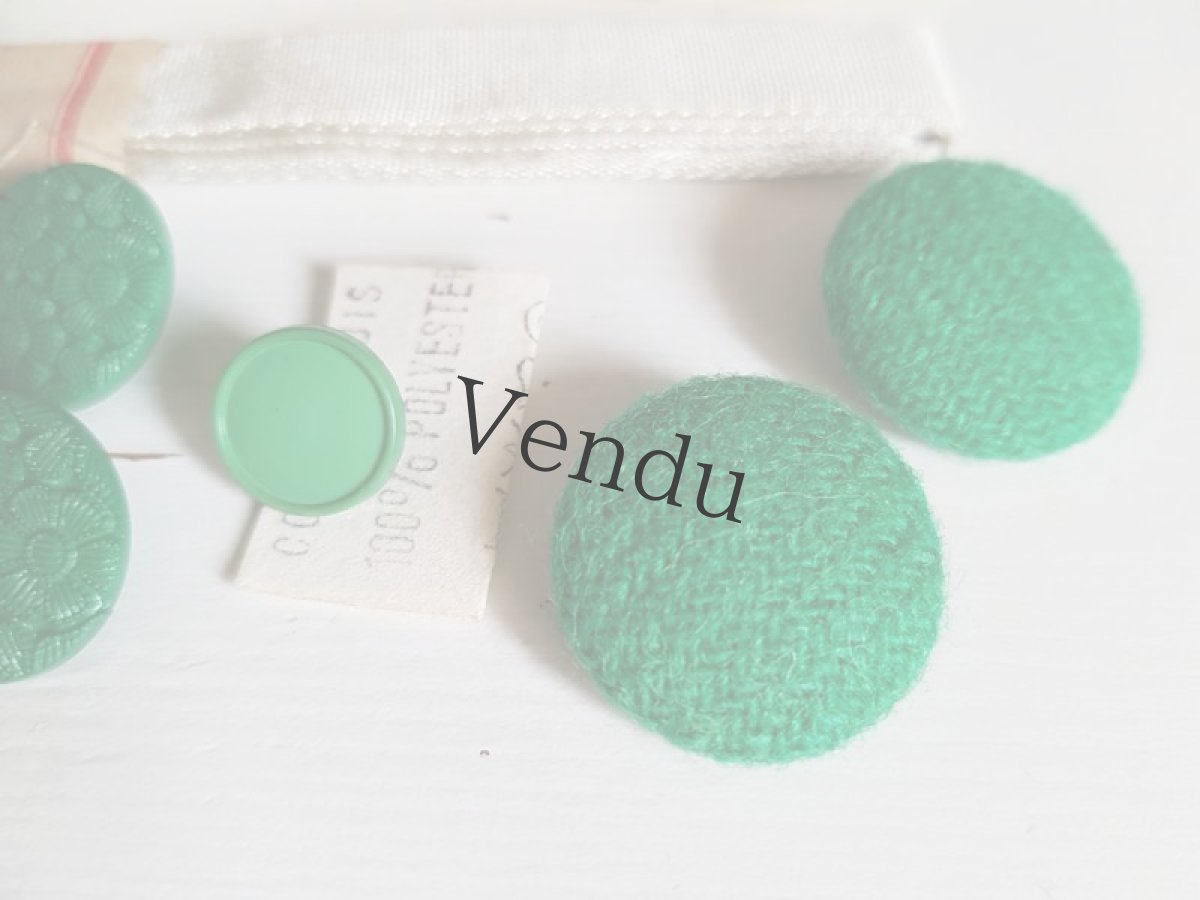 画像9: フランスヴィンテージ　メルスリーセット《Vert》 (9)