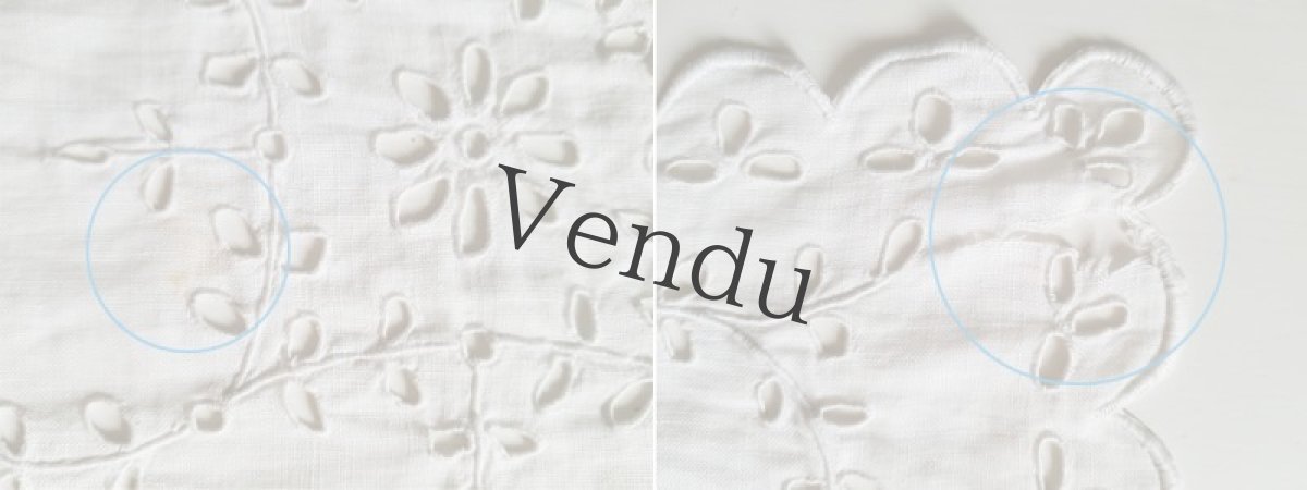 画像10: フランスヴィンテージ　メルスリーセット《Blanc》 (10)