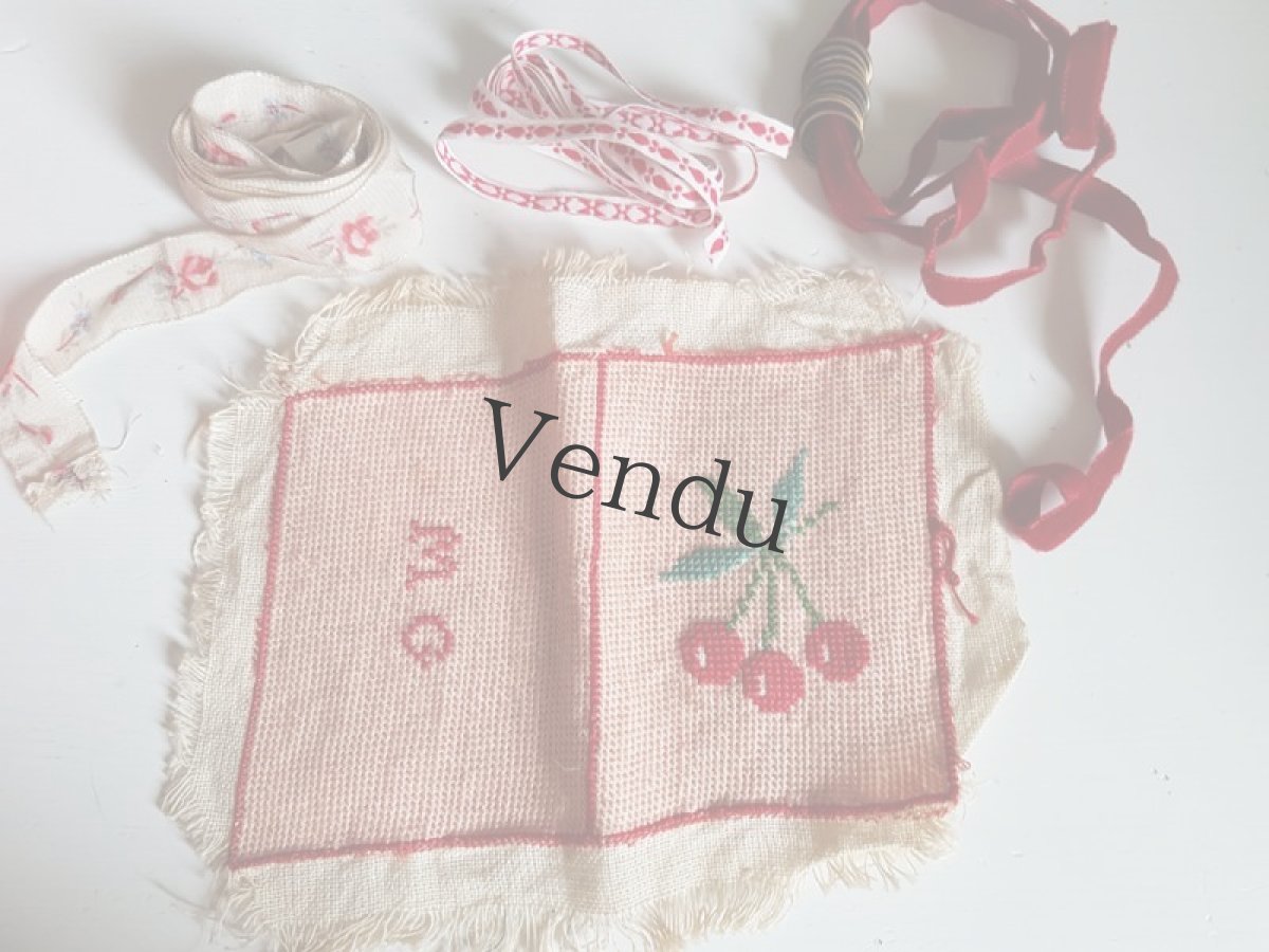 画像10: フランスヴィンテージ　メルスリーセット《Cerise》 (10)