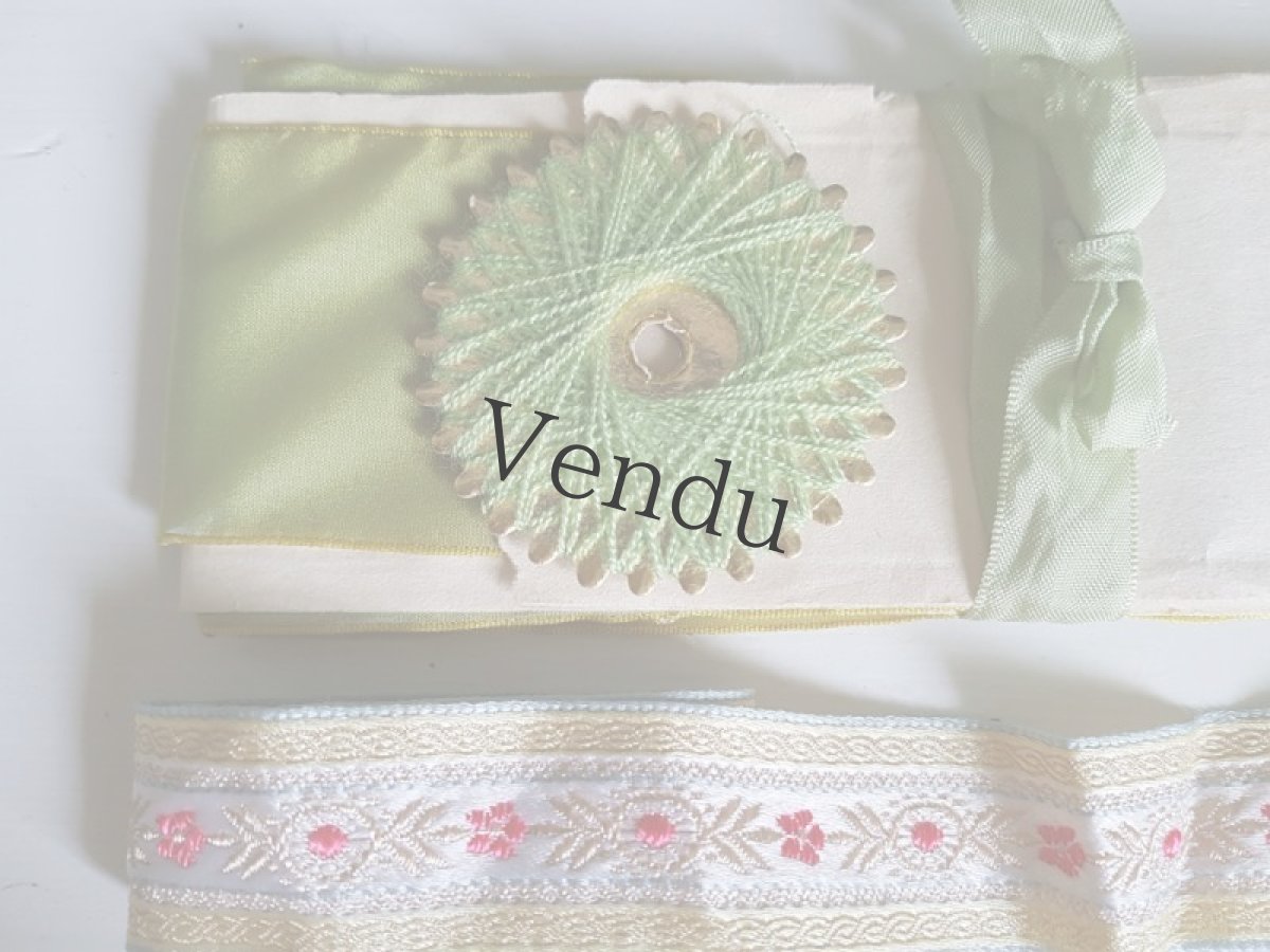 画像2: フランスヴィンテージ　メルスリーセット《Vert》 (2)