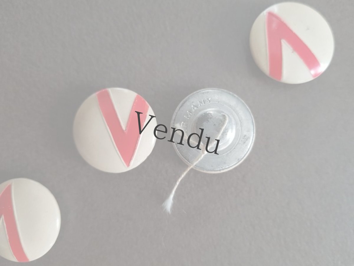 画像3: ドイツアンティーク　メタルボタン 24mm (3)