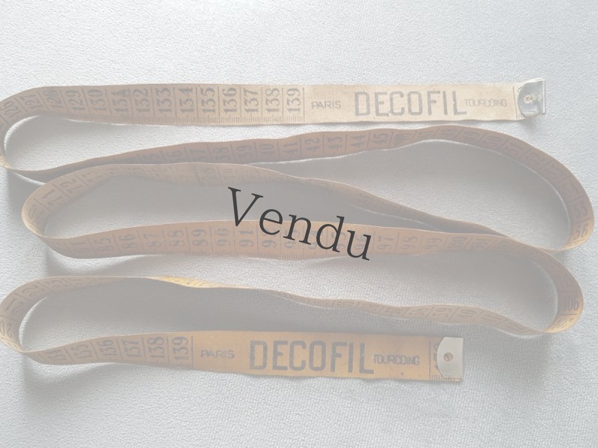 画像3: フランスアンティーク　革製メジャー DECOFIL (3)