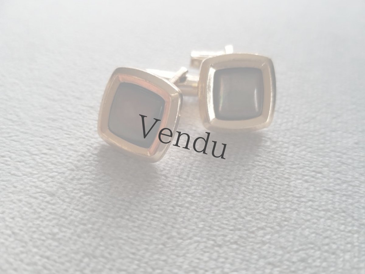 画像2: フランスヴィンテージ　カフスボタン (2)